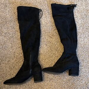 Ivanka Trump Black Over the Knee Boots